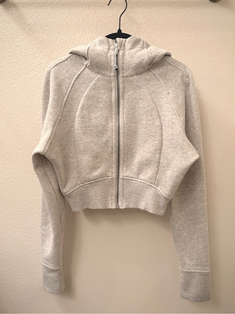 Lululemon scuba cropped zip hoodie